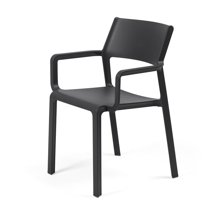 Nardi - Trill Outdoor Chaise avec accoudoirs, anthracite