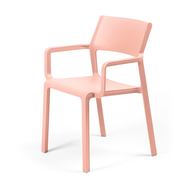 Nardi - Trill Outdoor Chaise avec accoudoirs, rose