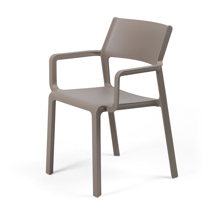 Nardi - Trill Outdoor Chaise avec accoudoirs, taupe
