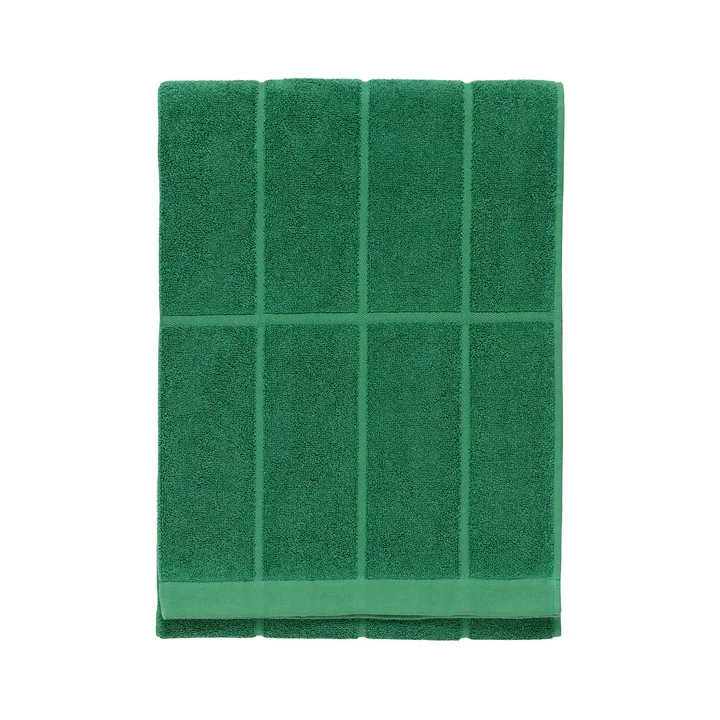 Tiiliskivi Drap de bain 70 x 150 cm, vert (printemps/été 2025) de Marimekko