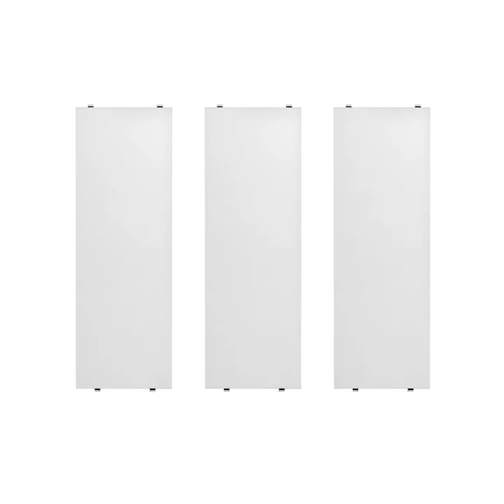 String - Étagère 58 x 20 cm (pack de 3), laquée blanc