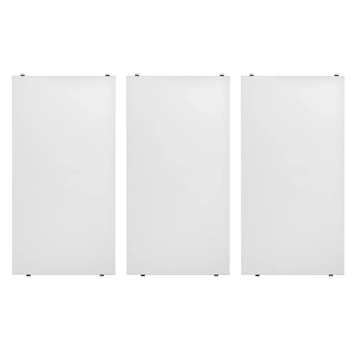 String - Étagère 58 x 30 cm (paquet de 3), blanc