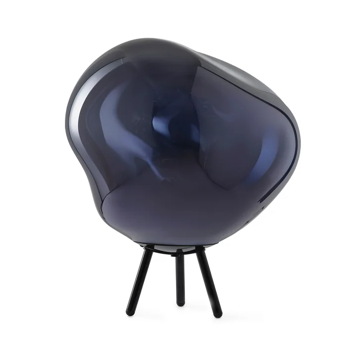 Tom Dixon - Melt LED lampe de sol / lampe suspendue avec batterie, noir / gris fumé