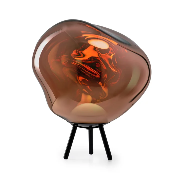 Tom Dixon - Melt LED lampe de sol / lampe suspendue avec batterie, noir / cuivre