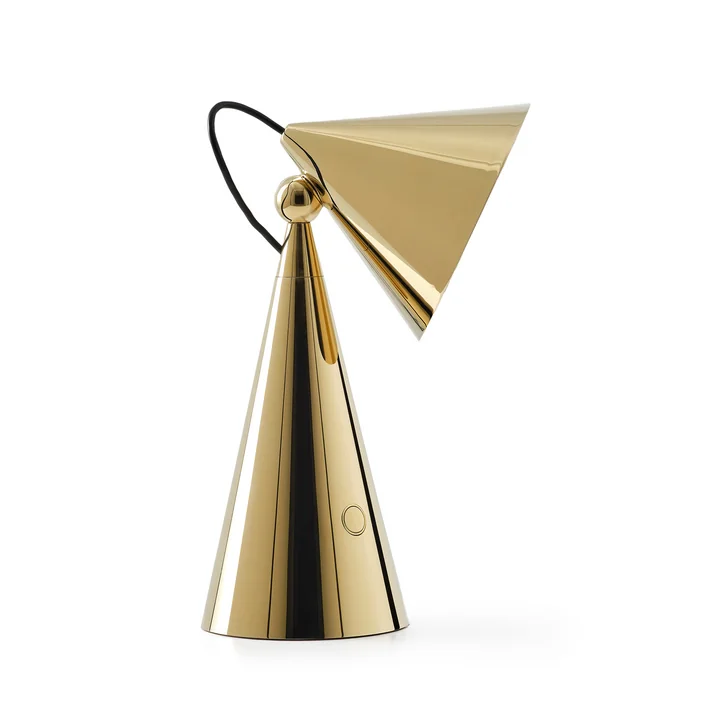 Tom Dixon - Pose LED Lampe de table avec batterie, or