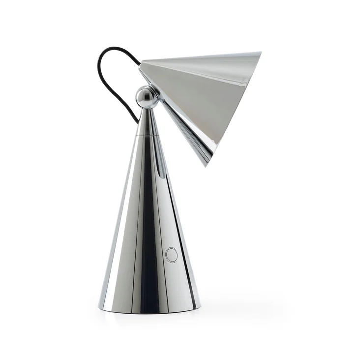 Tom Dixon - Pose LED Lampe de table avec batterie, argentée