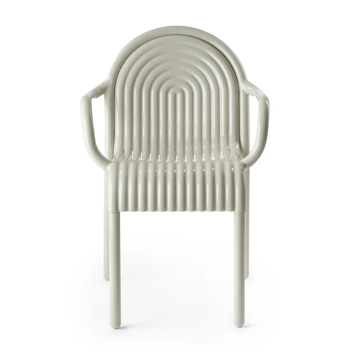 Tom Dixon - Groove Fauteuil de jardin, putty
