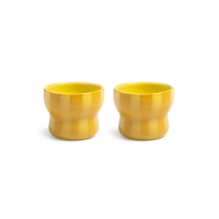& klevering - Circus Gobelet 100 ml, jaune (set de 2)