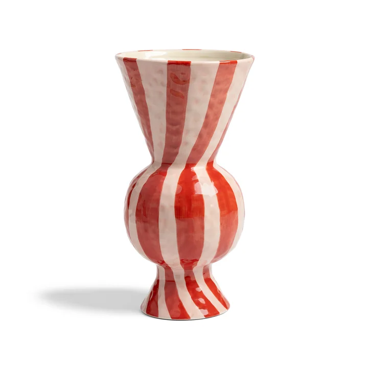 & klevering - Rhombic vase, rouge