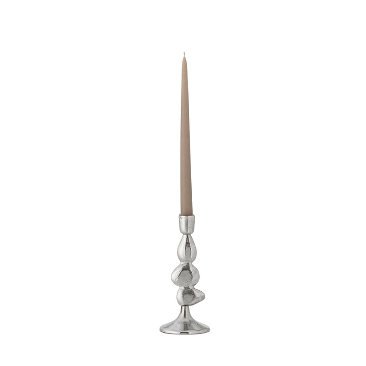Bloomingville - Metina bougeoir, H 21 cm, argenté