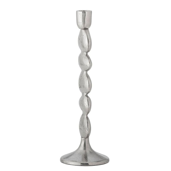 Bloomingville - Metina Bougeoir, H 28,5 cm, argenté