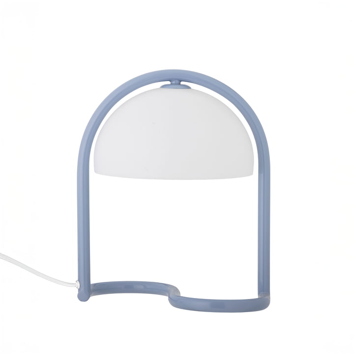 Bloomingville - Favour lampe de table, Ø 24,5 x 29,5 cm, bleu