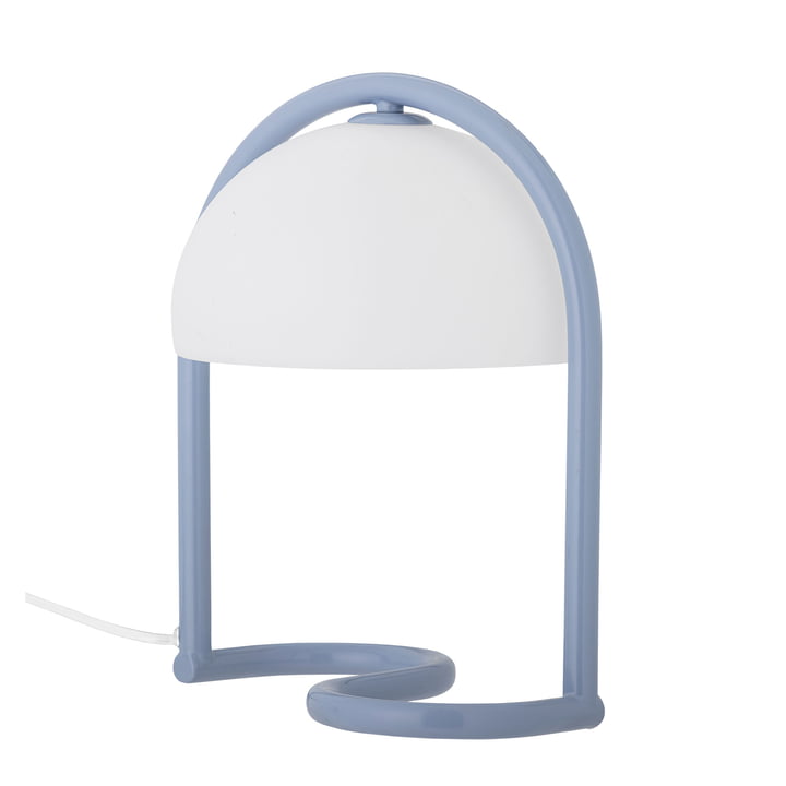 Bloomingville - Favour lampe de table, Ø 24,5 x 29,5 cm, bleu