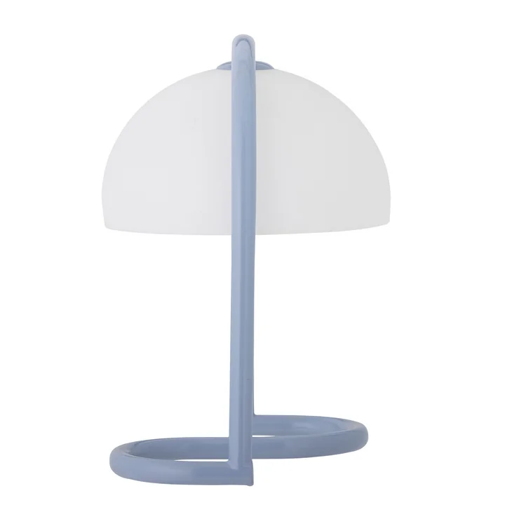Bloomingville - Favour lampe de table, Ø 24,5 x 29,5 cm, bleu