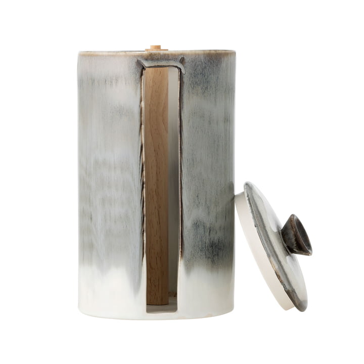 Bloomingville - Paula porte-rouleau de cuisine, Ø 15 x H 27 cm, gris