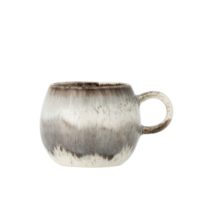 Bloomingville - Paula Tasse à expresso, Ø 7 x 6 cm, gris