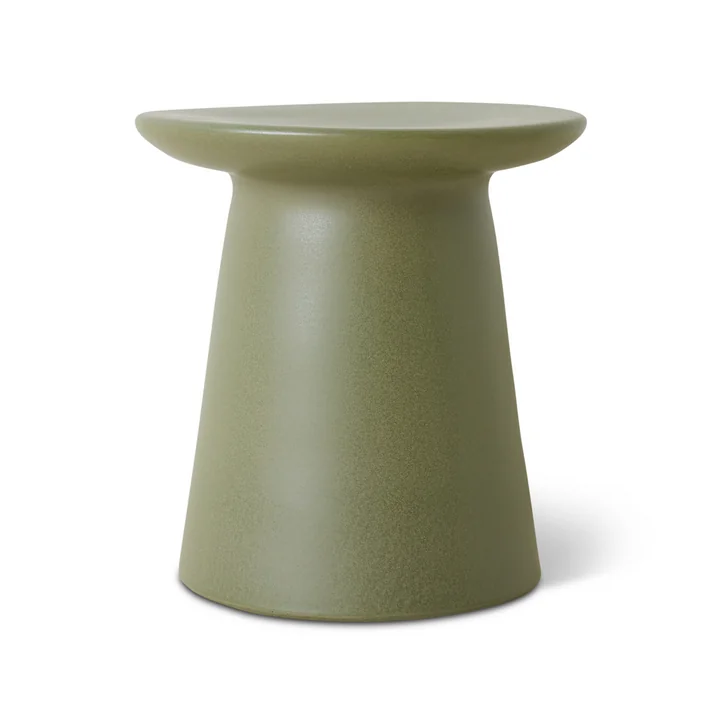 HKliving - Table d'appoint en faïence, M, army