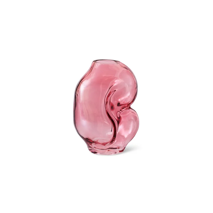HKliving - Gleam Vase en verre small, rose