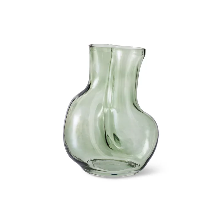 HKliving - Gleam Vase en verre, olive