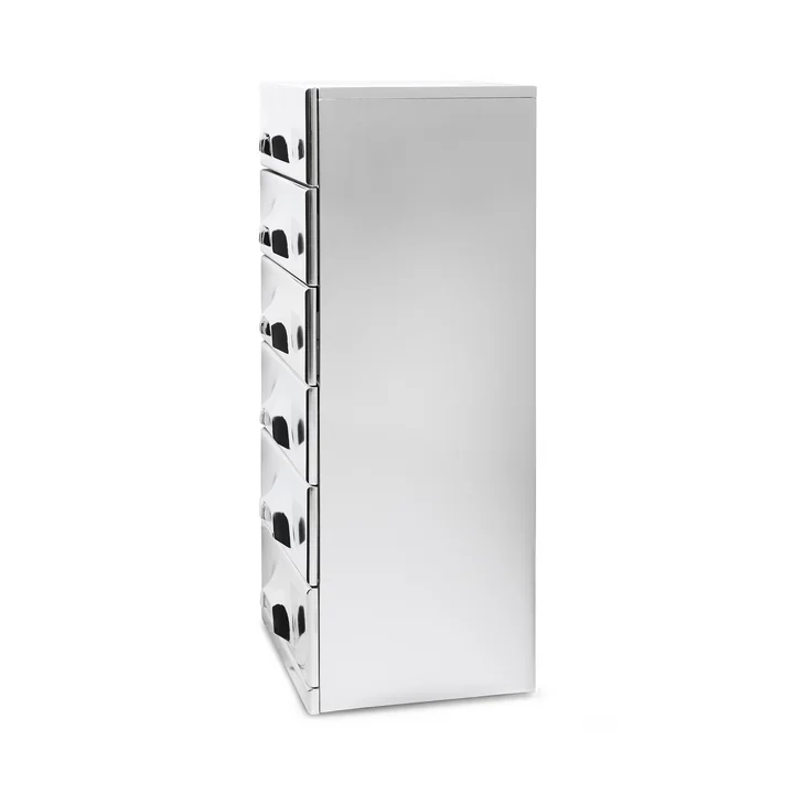 HKliving - Commode à 6 tiroirs, chromée