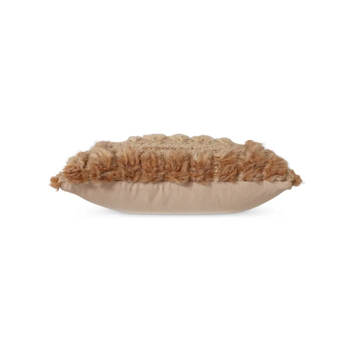 HKliving - Natural Coussin, 40 x 25 cm, furry