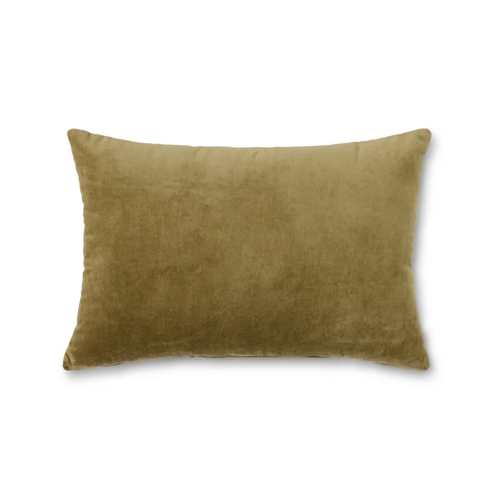 HKliving - Coussin en velours, 40 x 60 cm, army green