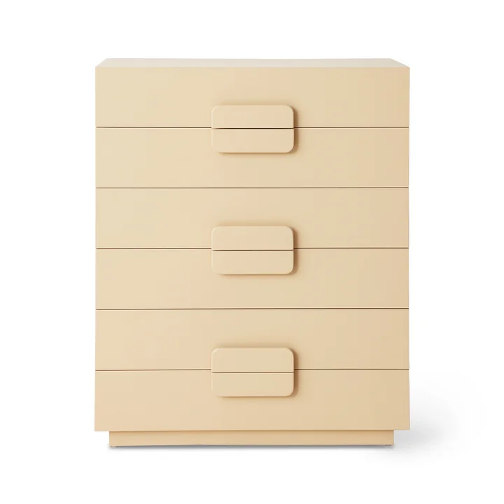 HKliving - Spacious Commode, L 80 x H 98 cm, crème