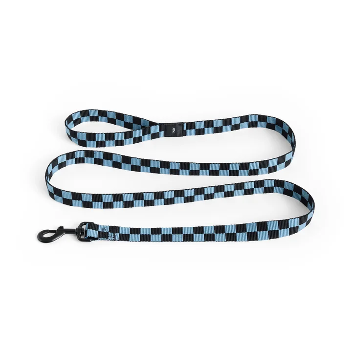 HAY - Dogs Laisse pour chien, M/L, Check, bleu / noir