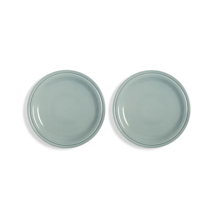 & klevering - Mochi Assiette, Ø 22,5 cm, bleu clair (set de 2)