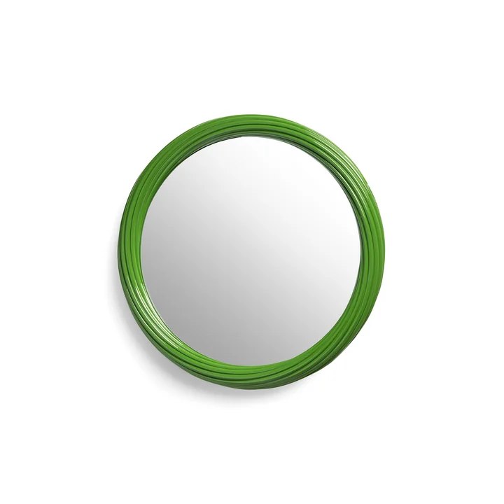 & klevering - Churros Miroir, Ø 33,5 cm, vert