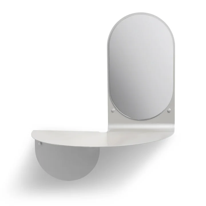 & klevering - Flip miroir, 53 x 63 cm, gris