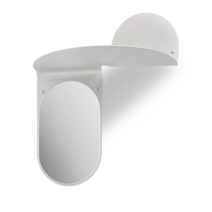 & klevering - Flip miroir, 53 x 63 cm, gris