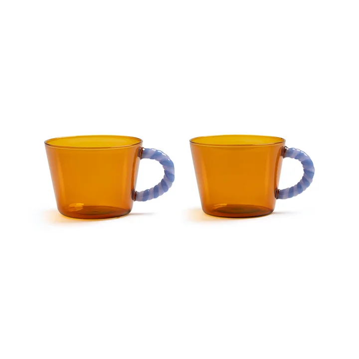 & klevering - Duet Tasse, 0,3 L, ambre (set de 2)