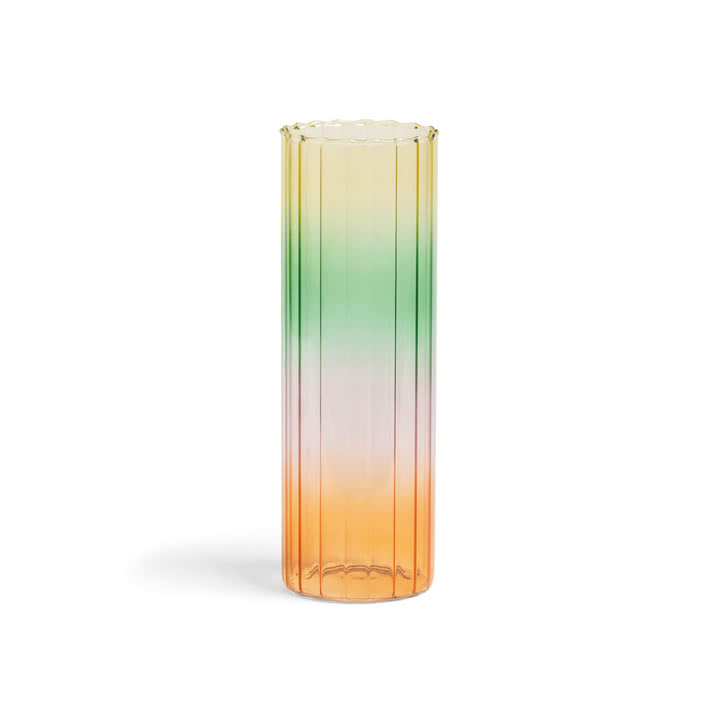& klevering - Gradient Vase 24 x Ø 8 cm, multicolore