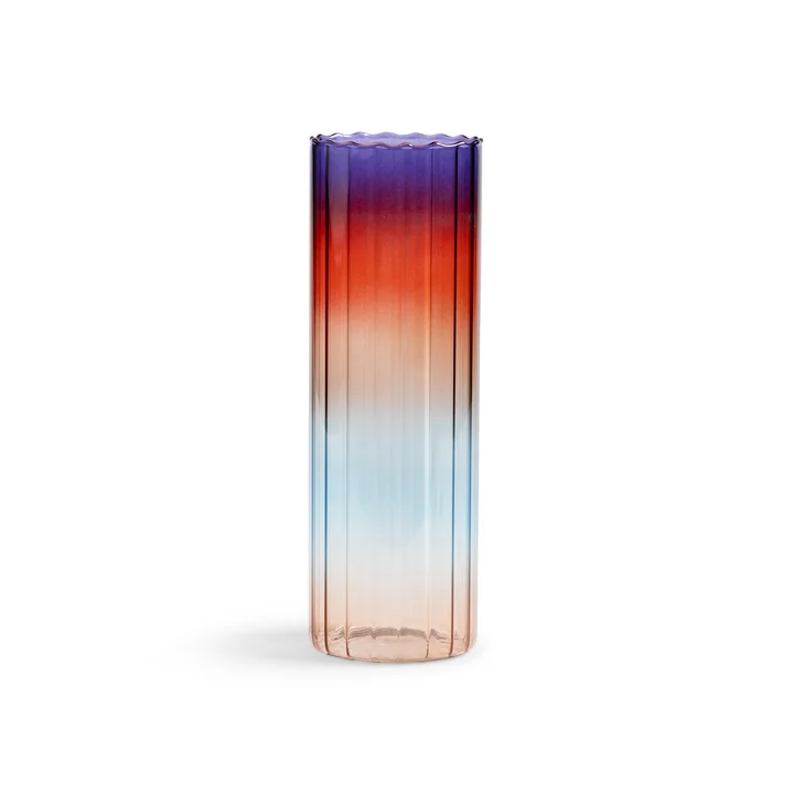 & klevering - Gradient Evening Vase 24 x Ø 8 cm, multicolore