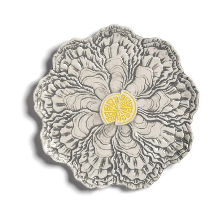 & klevering - Oyster Plat de service Ø 23 cm, multicolore