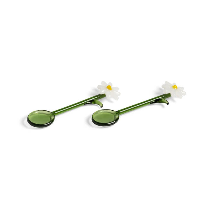 Flora Cuillère, blanc (set de 2) de & klevering