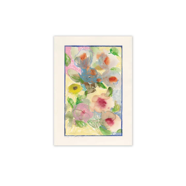 Paper Collective - Fenêtre à fleurs, 30 x 40 cm