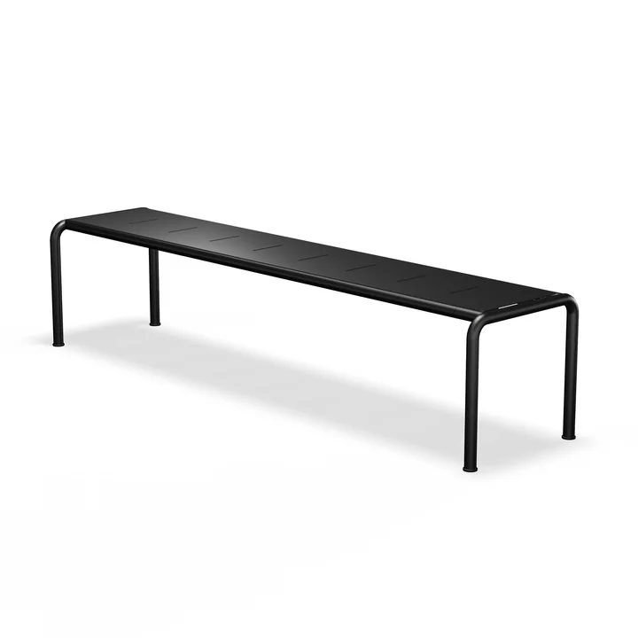 HOUE - Avanti banc de jardin, long, noir