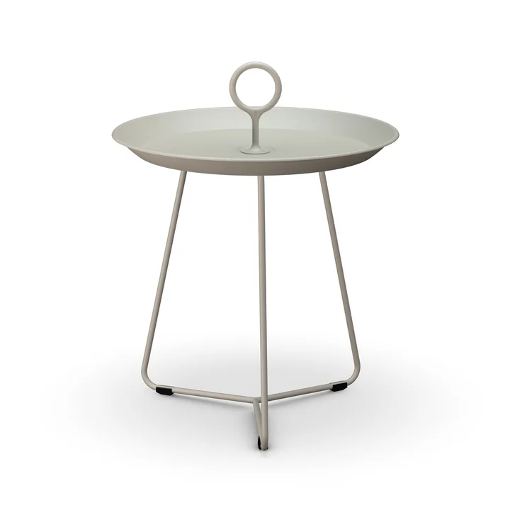 HOUE - Eyelet Table d'appoint, Ø 45 cm, beige