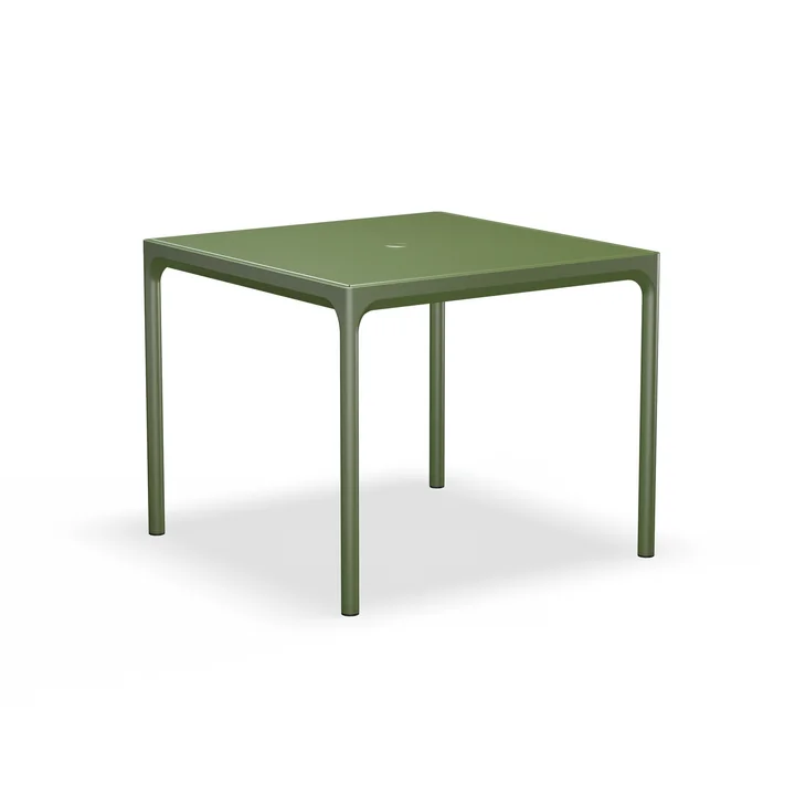 HOUE - Four Table d'extérieur, 90 x 90 cm, olive green