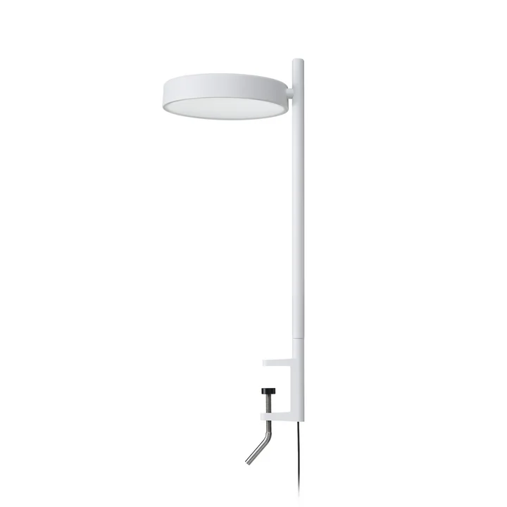 Wästberg - w242 Pastille alu LED lampe à pince c2, blanc trafic RAL 9016