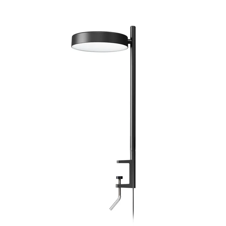 Wästberg - w242 Pastille alu LED lampe à pince c2, noir profond RAL 9005