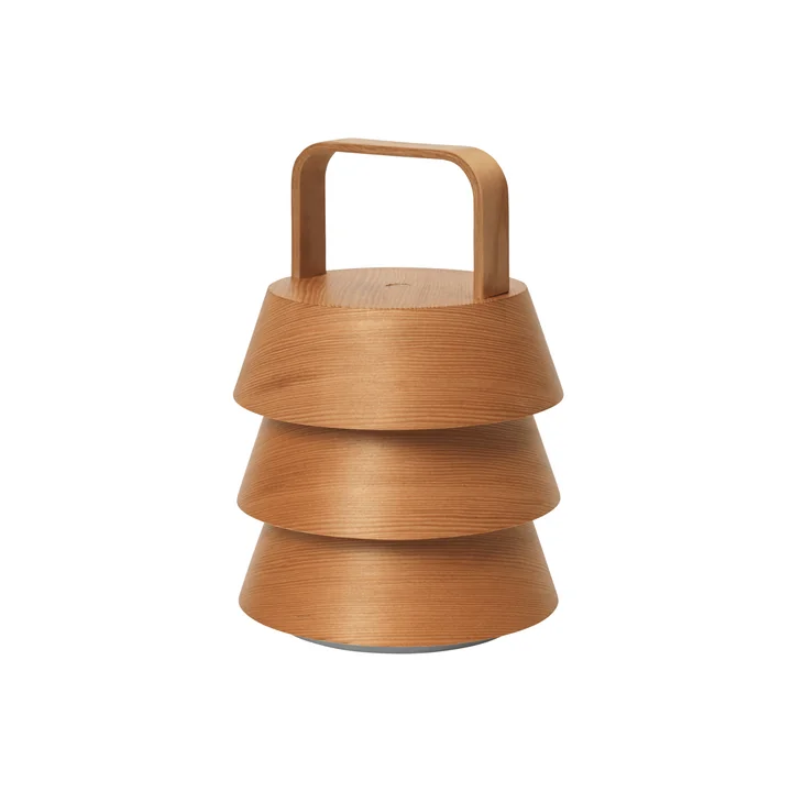 Ferm Living - Luver LED Lampe de table avec accu, nature