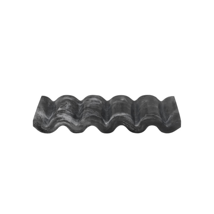 Ferm Living - Mist Porte-savon, 9 x 14 cm, charcoal