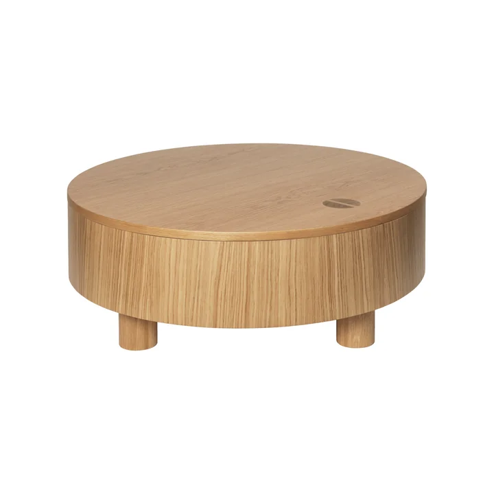 Ferm Living - Table de rangement Olles, chêne naturel