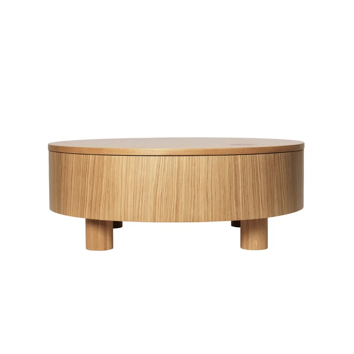Ferm Living - Table de rangement Olles, chêne naturel