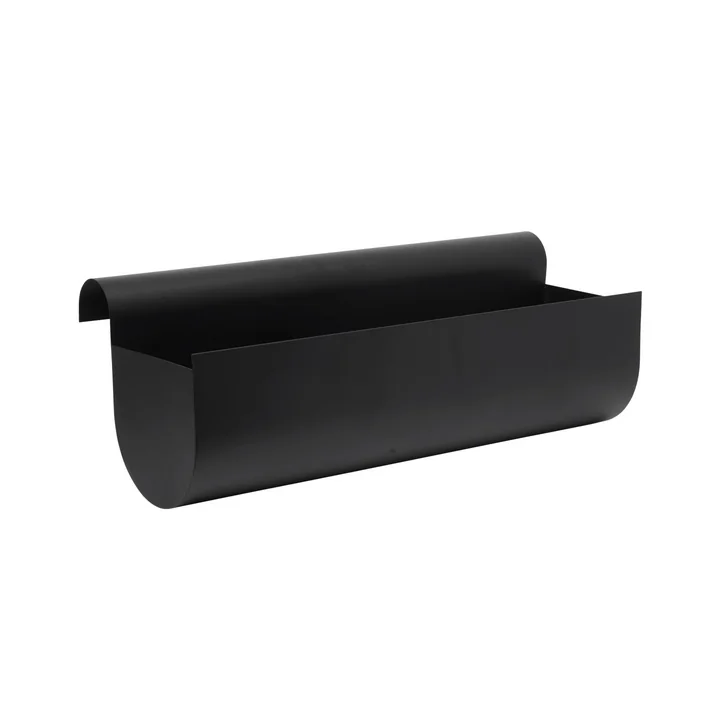 Ferm Living - Uma Bac de balcon, large, noir