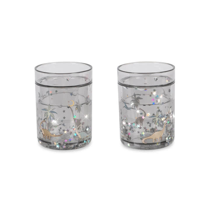 Konges Sløjd - Tasse pailletée, Dino (set de 2)