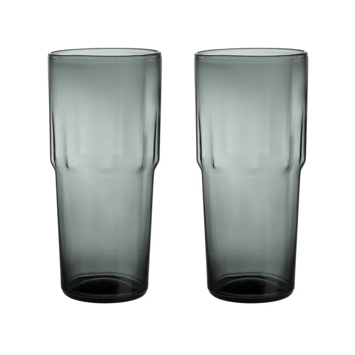 Iittala - Solare verre à boire, 0,39 l, gris acier (set de 2)